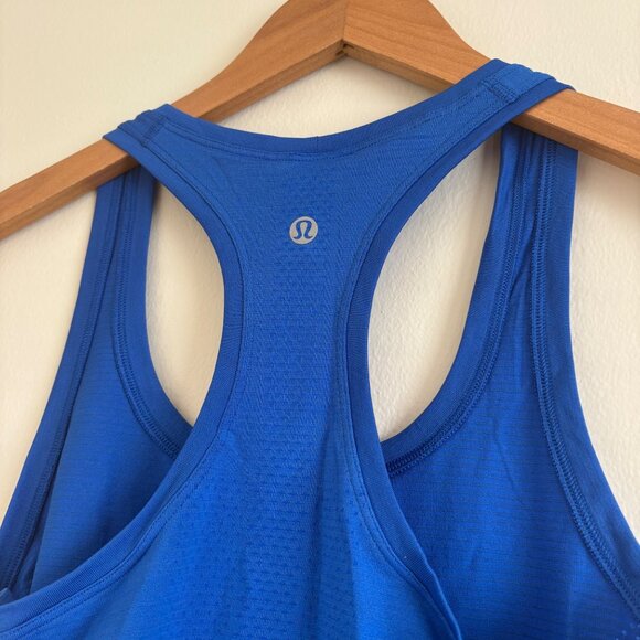 Lululemon Athletic Swiftly Tech RB Tank Top Race 2.0 Cerulean Blue NWT Size 2 - Picture 5 of 7